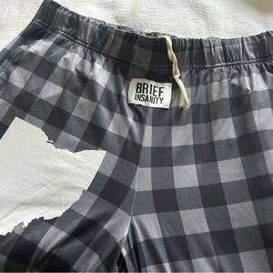 Gray Checkered lounge pants Ohio pic